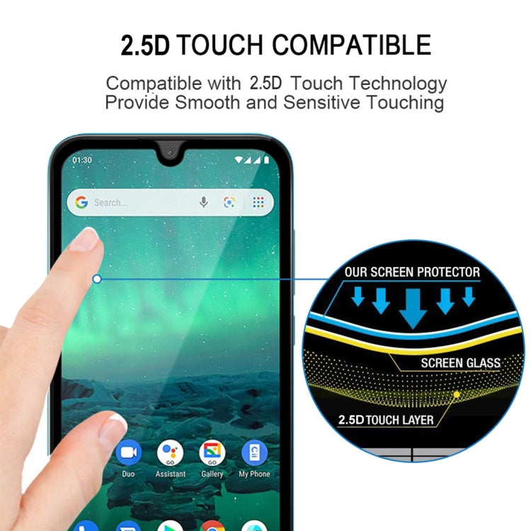 For Nokia 1.3 25 PCS Full Glue Full Screen Tempered Glass Film