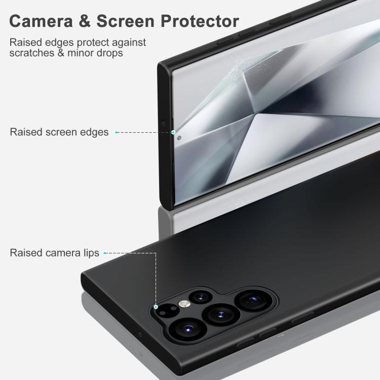 For Samsung Galaxy S25 Ultra 5G MagSafe Magnetic Liquid Silicone Phone Case - Black