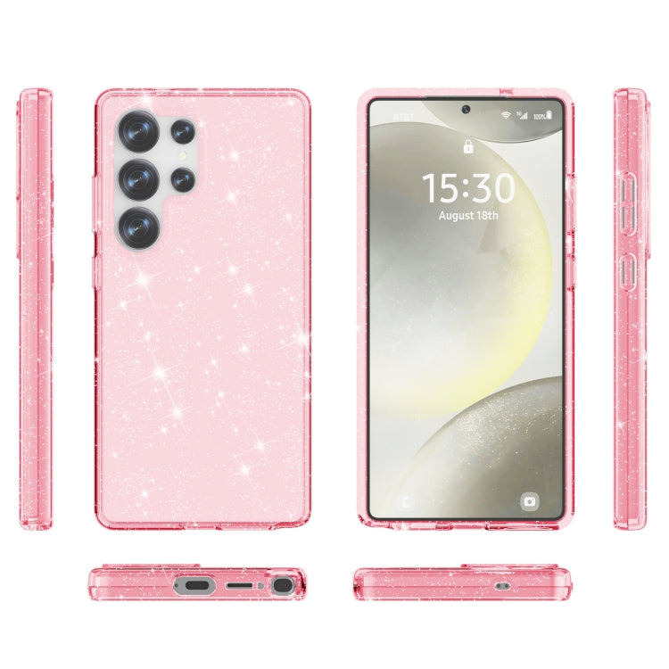 For Samsung Galaxy S25 Ultra 5G Shockproof Terminator Glitter Powder Phone Case