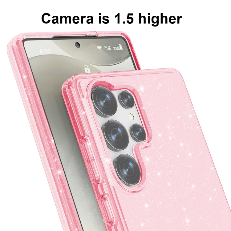 For Samsung Galaxy S25 Ultra 5G Shockproof Terminator Glitter Powder Phone Case