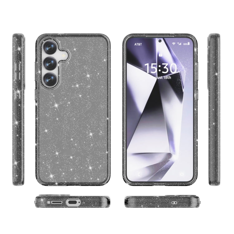 For Samsung Galaxy S25+ 5G Shockproof Terminator Glitter Powder Phone Case
