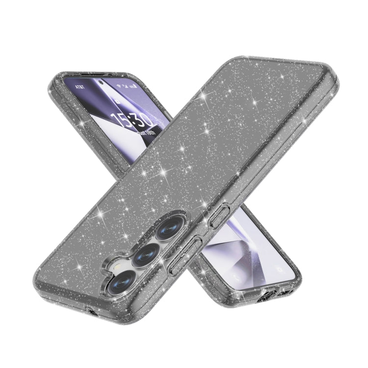 For Samsung Galaxy S25+ 5G Shockproof Terminator Glitter Powder Phone Case