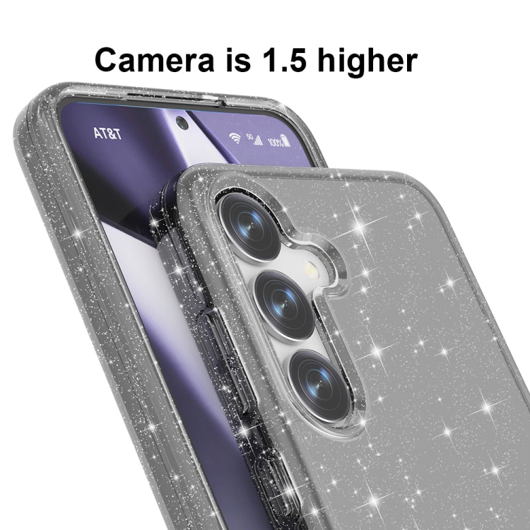 For Samsung Galaxy S25+ 5G Shockproof Terminator Glitter Powder Phone Case