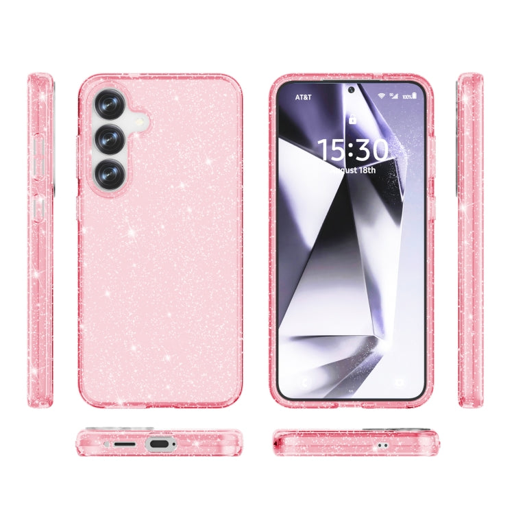 For Samsung Galaxy S25+ 5G Shockproof Terminator Glitter Powder Phone Case