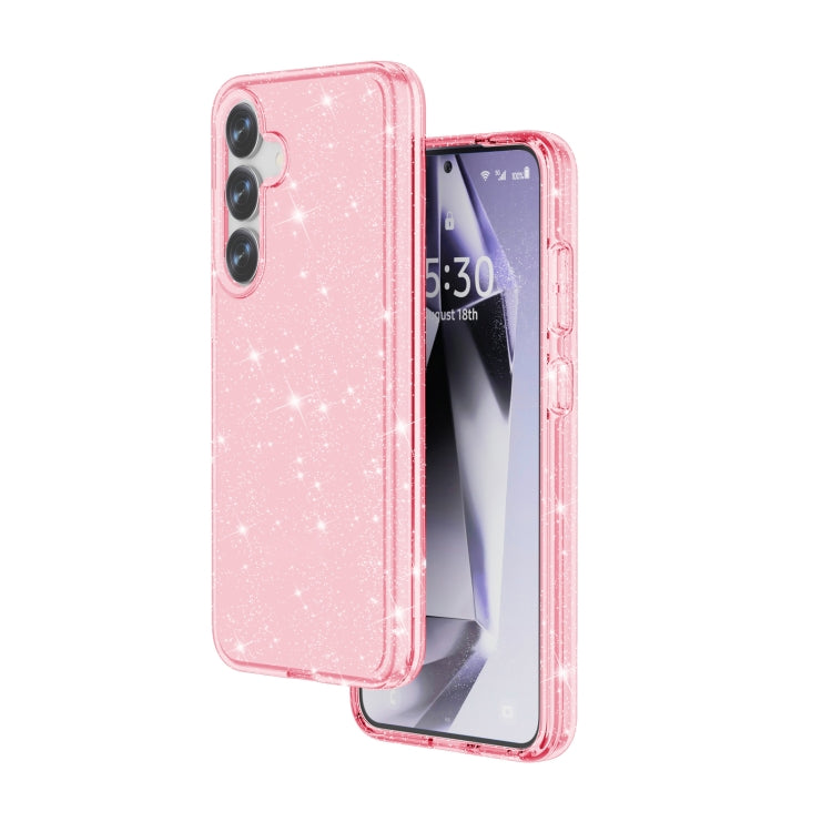 For Samsung Galaxy S25+ 5G Shockproof Terminator Glitter Powder Phone Case