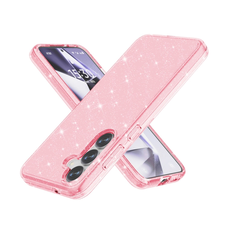 For Samsung Galaxy S25+ 5G Shockproof Terminator Glitter Powder Phone Case