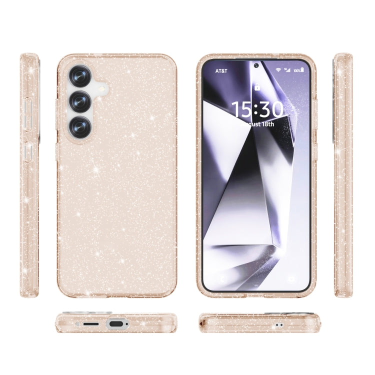 For Samsung Galaxy S25+ 5G Shockproof Terminator Glitter Powder Phone Case