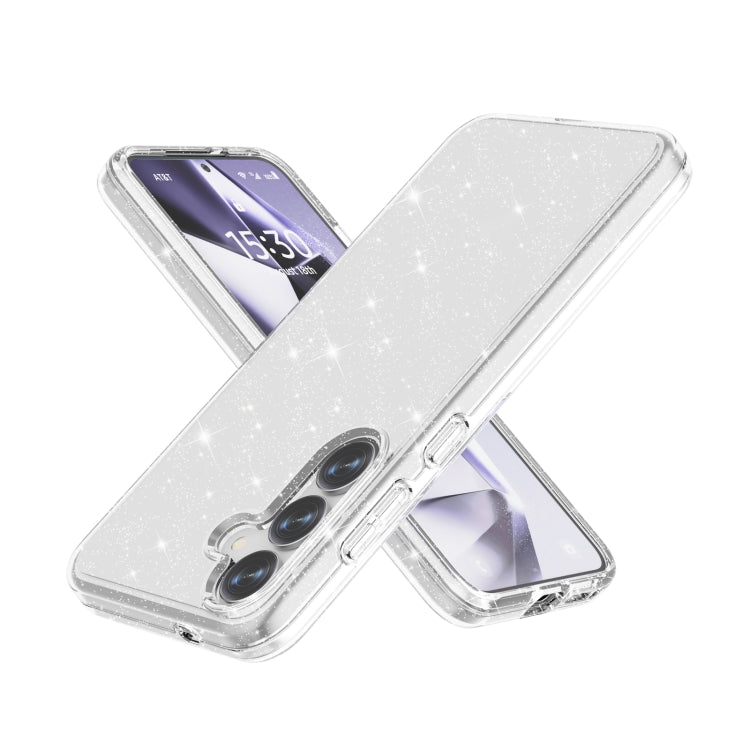 For Samsung Galaxy S25+ 5G Shockproof Terminator Glitter Powder Phone Case
