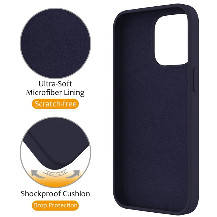 For iPhone 16 Pro Liquid Silicone MagSafe Magnetic Phone Case with Ring Holder