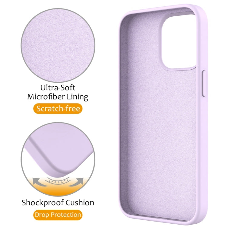 For iPhone 16 Pro Liquid Silicone MagSafe Magnetic Phone Case with Ring Holder
