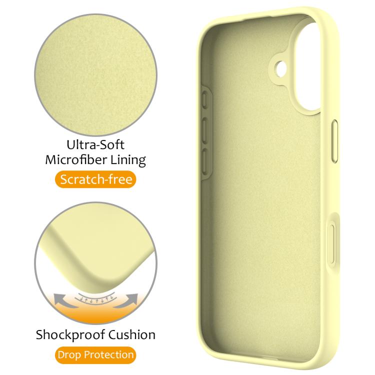 For iPhone 17 Liquid Silicone MagSafe Magnetic Phone Case with Ring Holder