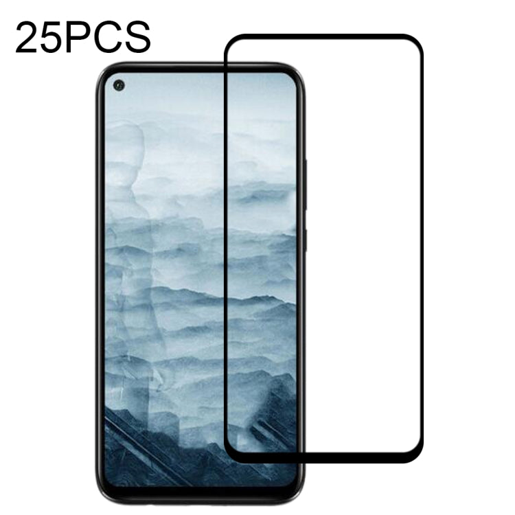 For Huawei Mate 30 Lite 25 PCS Full Glue Full Screen Tempered Glass Film