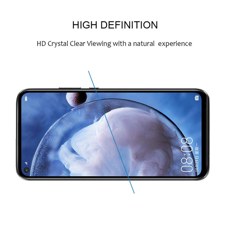 For Huawei Nova 5z 25 PCS Full Glue Full Screen Tempered Glass Film