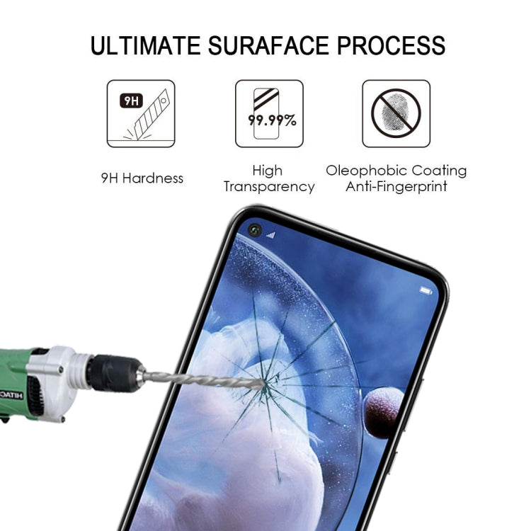 For Huawei Nova 5z 25 PCS Full Glue Full Screen Tempered Glass Film