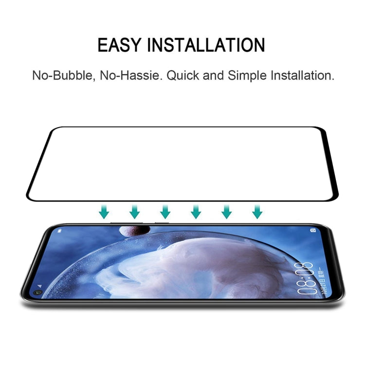 For Huawei Nova 5z 25 PCS Full Glue Full Screen Tempered Glass Film