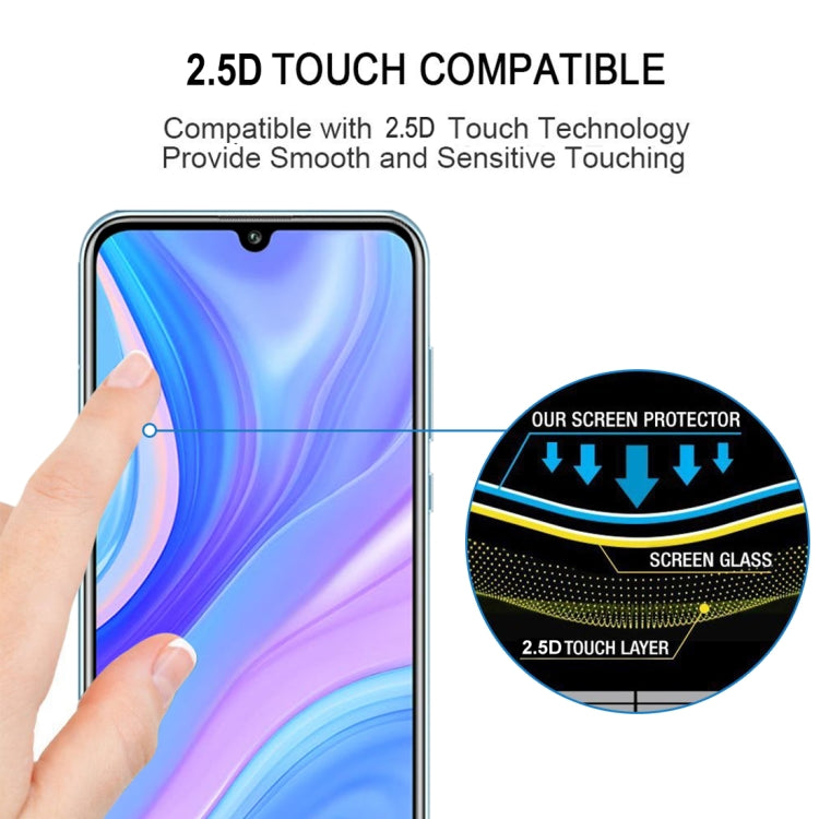 For Huawei P Smart S 25 PCS Full Glue Full Screen Tempered Glass Film