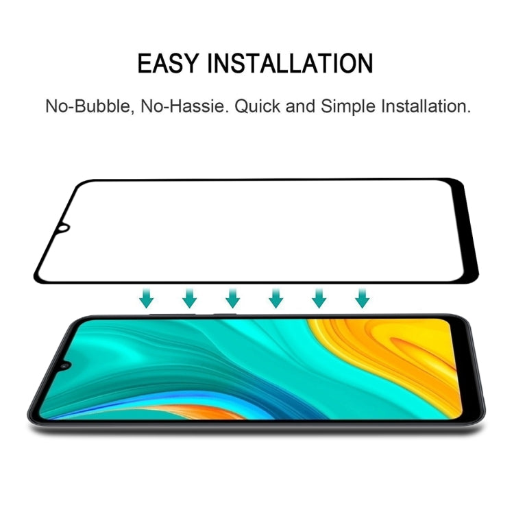 For Huawei Enjoy 10e 25 PCS Full Glue Full Screen Tempered Glass Film