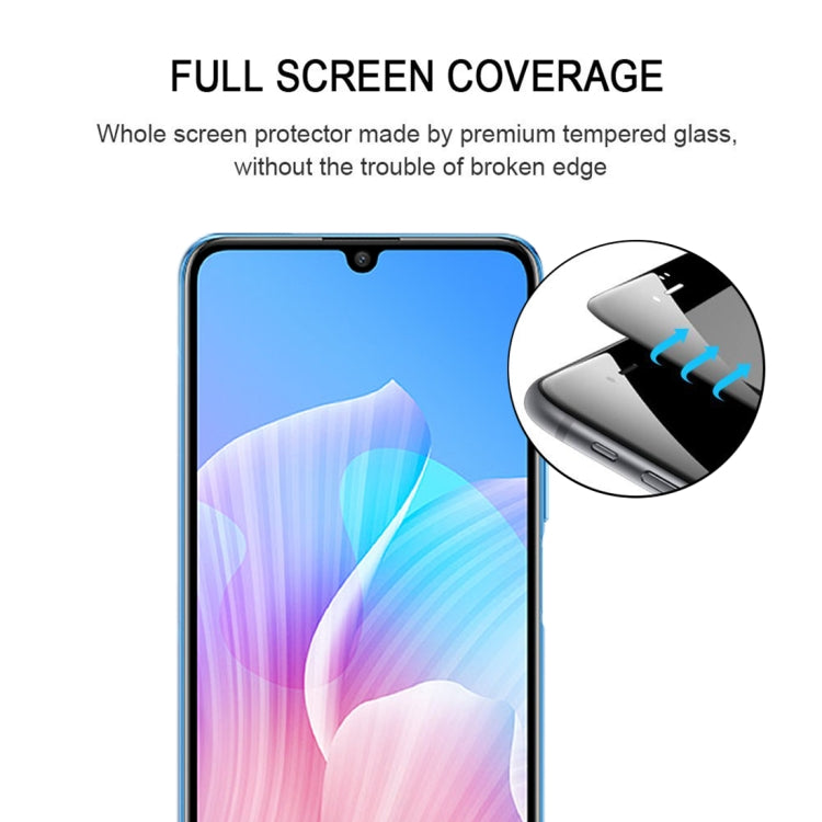 For Huawei Enjoy Z 2020 25 PCS Full Glue Full Screen Tempered Glass Film