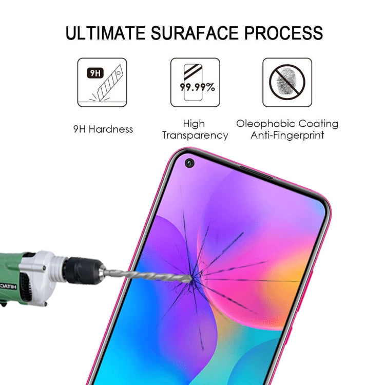 For Huawei Honor Play 3 25 PCS Full Glue Full Screen Tempered Glass Film