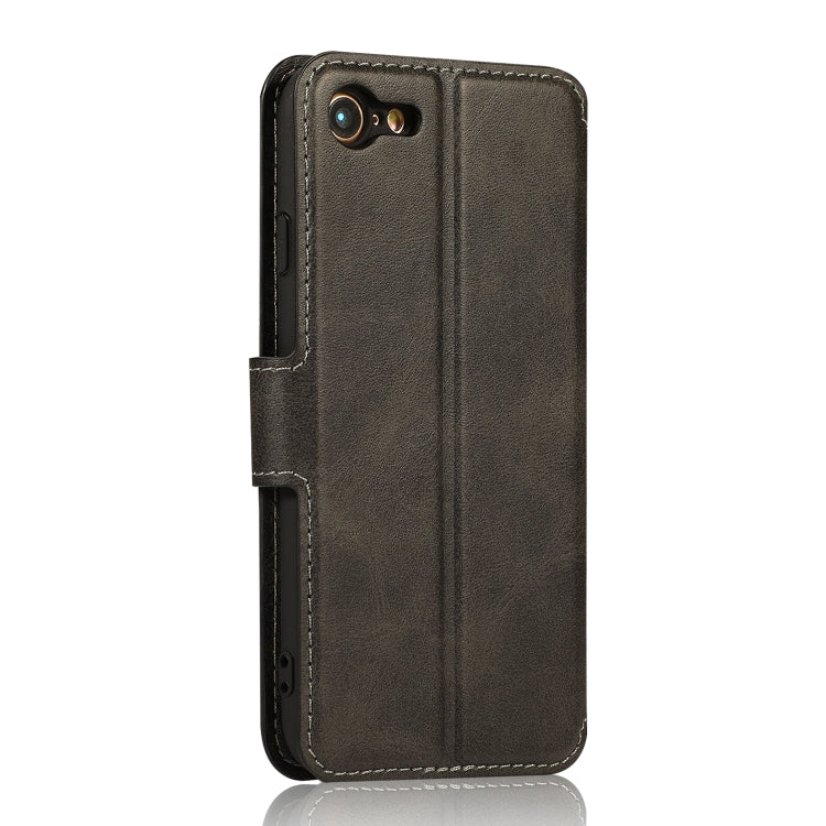 For iPhone 7 / 8 Calf Texture Magnetic Buckle Horizontal Flip Leather Case with Holder & Card Slots & Wallet & Photo Frame