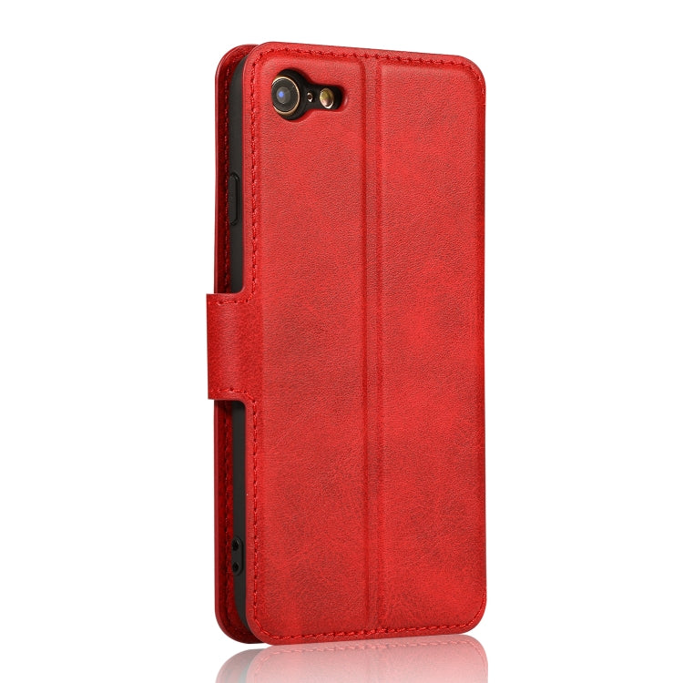 For iPhone 7 / 8 Calf Texture Magnetic Buckle Horizontal Flip Leather Case with Holder & Card Slots & Wallet & Photo Frame