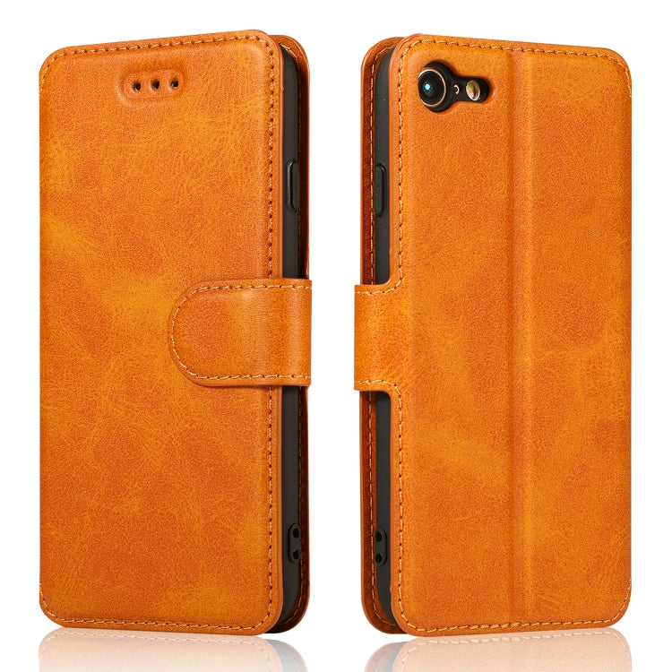 For iPhone 7 / 8 Calf Texture Magnetic Buckle Horizontal Flip Leather Case with Holder & Card Slots & Wallet & Photo Frame