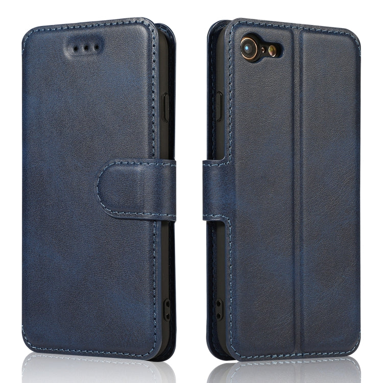 For iPhone 7 / 8 Calf Texture Magnetic Buckle Horizontal Flip Leather Case with Holder & Card Slots & Wallet & Photo Frame