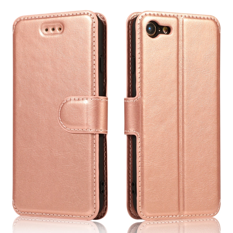 For iPhone 7 / 8 Calf Texture Magnetic Buckle Horizontal Flip Leather Case with Holder & Card Slots & Wallet & Photo Frame