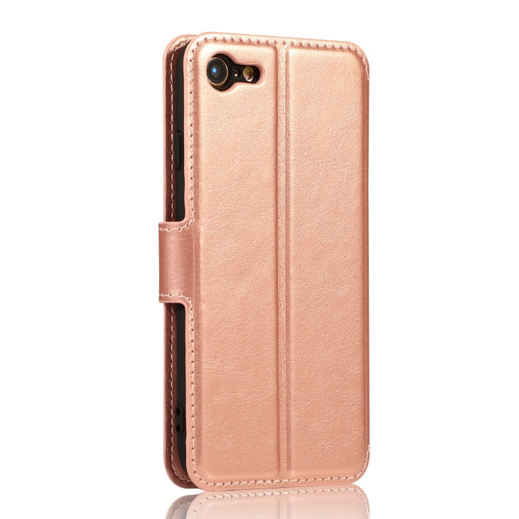 For iPhone 7 / 8 Calf Texture Magnetic Buckle Horizontal Flip Leather Case with Holder & Card Slots & Wallet & Photo Frame
