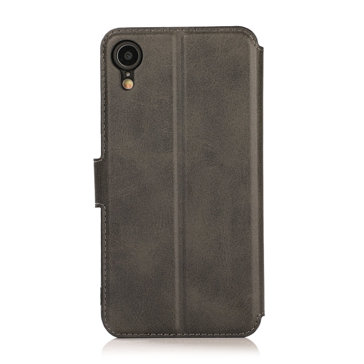 For iPhone XR Calf Texture Magnetic Buckle Horizontal Flip Leather Case with Holder & Card Slots & Wallet & Photo Frame
