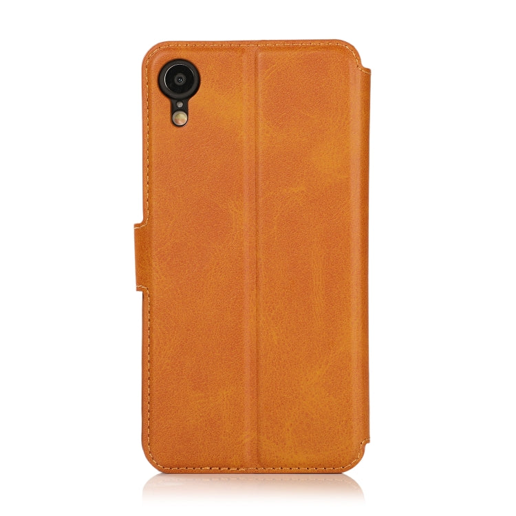 For iPhone XR Calf Texture Magnetic Buckle Horizontal Flip Leather Case with Holder & Card Slots & Wallet & Photo Frame