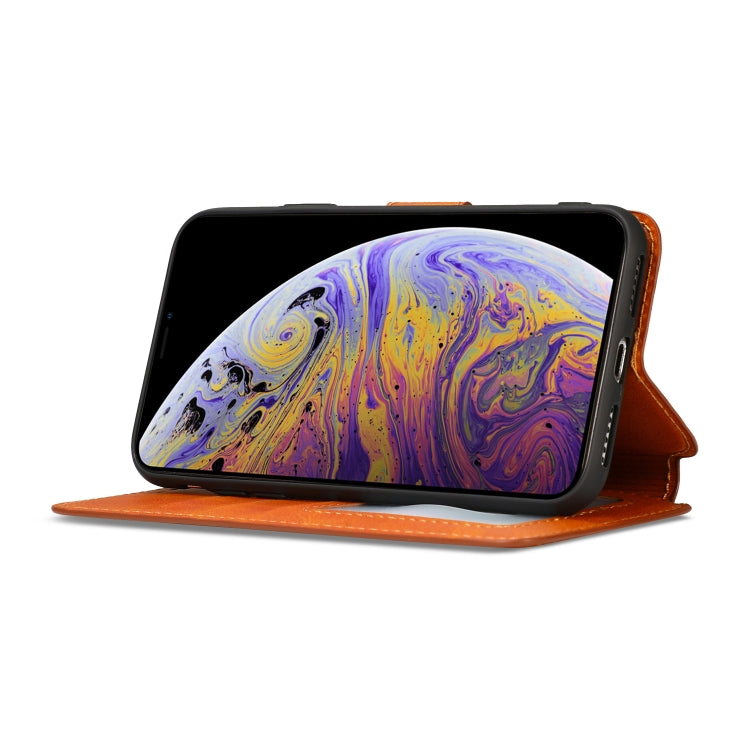 For iPhone XS Max Calf Texture Magnetic Buckle Horizontal Flip Leather Case with Holder & Card Slots & Wallet & Photo Frame