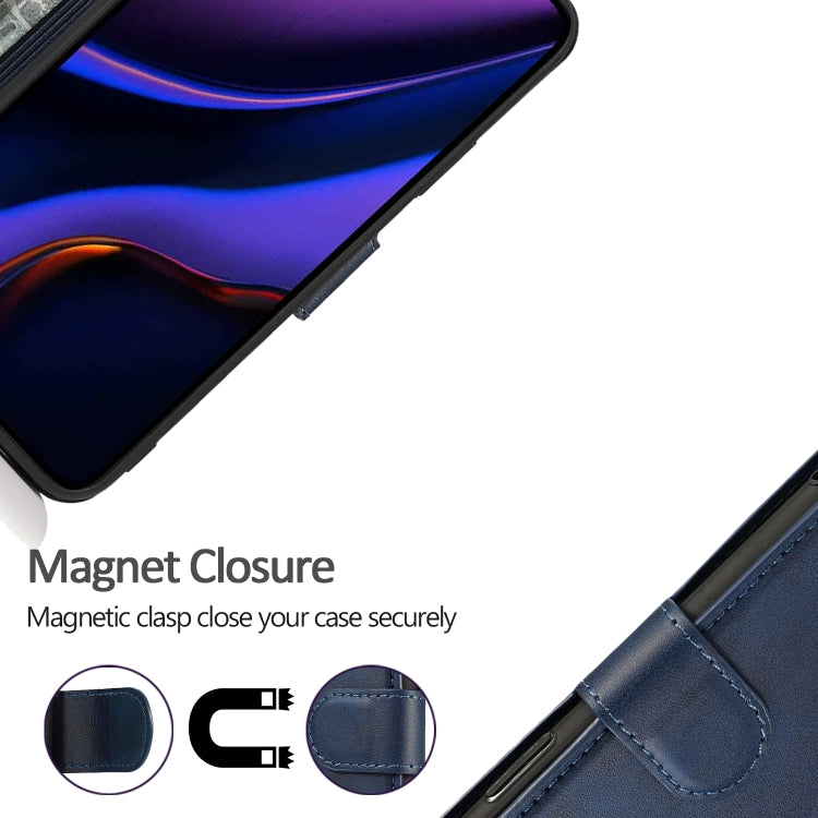 For iPhone 12 mini Calf Texture Magnetic Buckle Horizontal Flip Leather Case with Holder & Card Slots & Wallet & Photo Frame