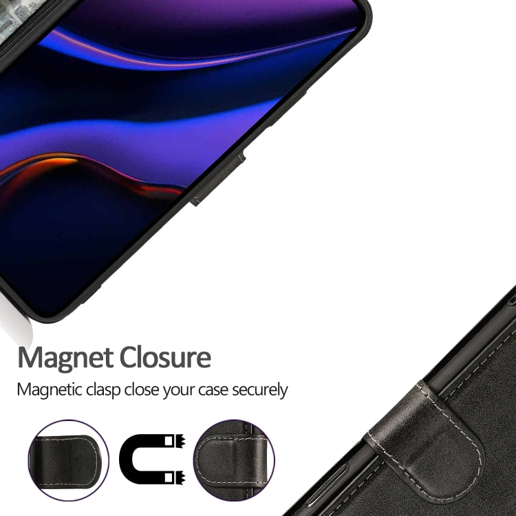 For iPhone 12 Pro Max Calf Texture Magnetic Buckle Horizontal Flip Leather Case with Holder & Card Slots & Wallet & Photo Frame