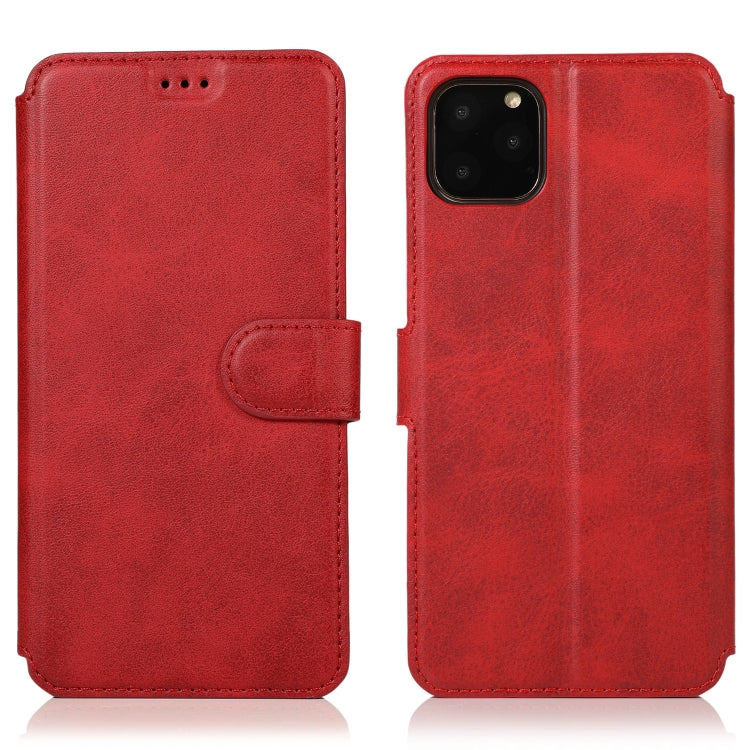 For iPhone 12 Pro Max Calf Texture Magnetic Buckle Horizontal Flip Leather Case with Holder & Card Slots & Wallet & Photo Frame