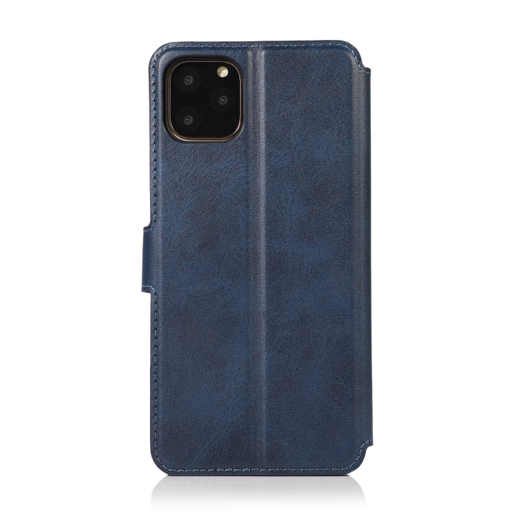 For iPhone 12 Pro Max Calf Texture Magnetic Buckle Horizontal Flip Leather Case with Holder & Card Slots & Wallet & Photo Frame