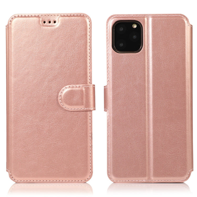 For iPhone 12 Pro Max Calf Texture Magnetic Buckle Horizontal Flip Leather Case with Holder & Card Slots & Wallet & Photo Frame