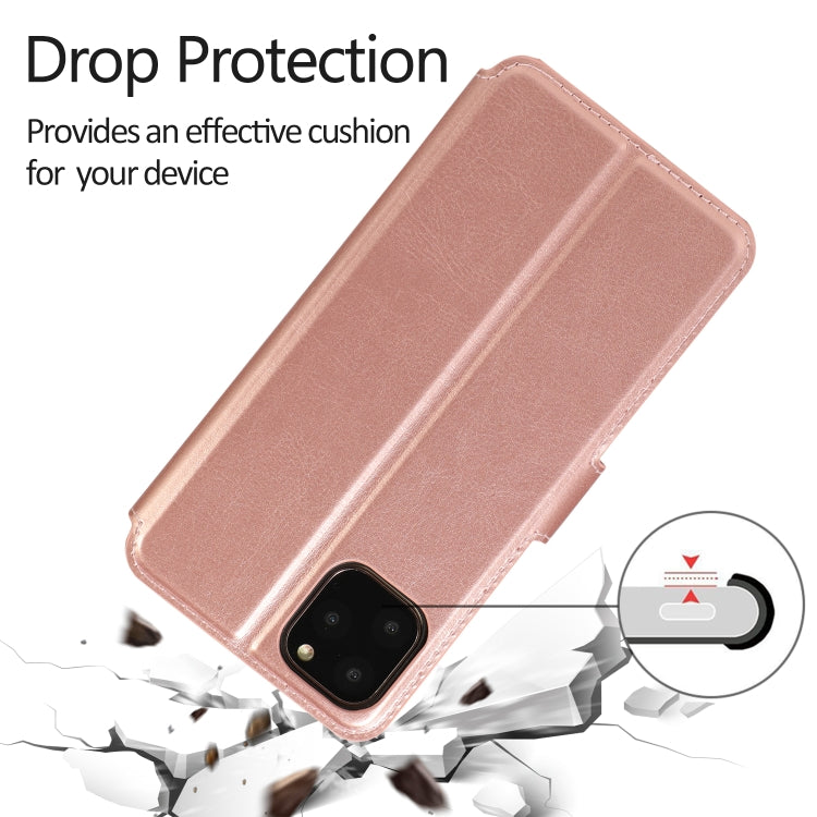 For iPhone 12 Pro Max Calf Texture Magnetic Buckle Horizontal Flip Leather Case with Holder & Card Slots & Wallet & Photo Frame