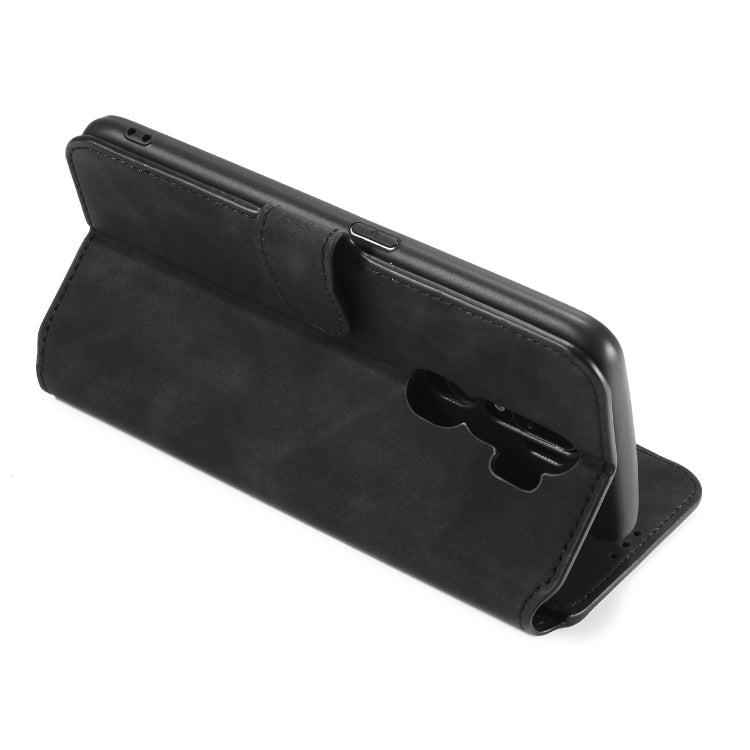 For OPPO A5 (2020) / A9 (2020) DG.MING Retro Oil Side Horizontal Flip Leather Case with Holder & Card Solt & Wallet