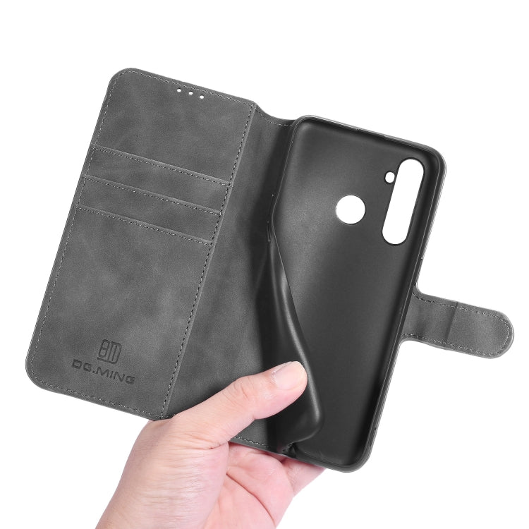 For OPPO Realme 5 Pro DG.MING Retro Oil Side Horizontal Flip Leather Case with Holder & Card Solt & Wallet