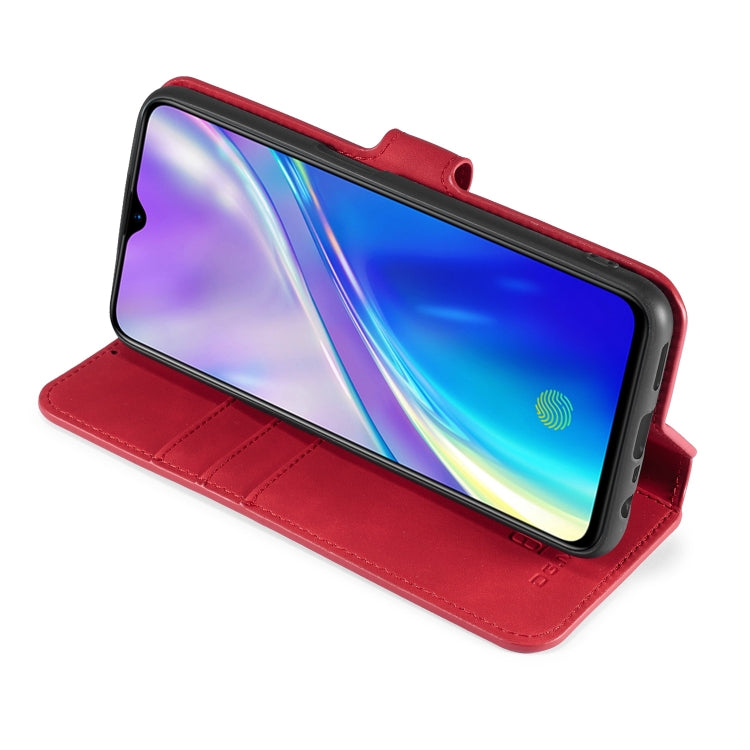 For OPPO Realme 6 DG.MING Retro Oil Side Horizontal Flip Leather Case with Holder & Card Solt & Wallet