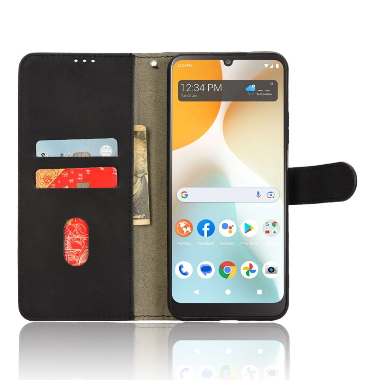 For BLU View 5 Pro Skin Feel Magnetic Flip Leather Phone Case