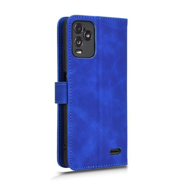 For BLU View 5 Pro Skin Feel Magnetic Flip Leather Phone Case