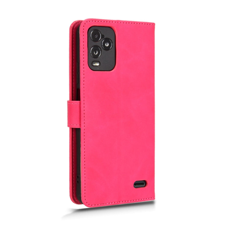 For BLU View 5 Pro Skin Feel Magnetic Flip Leather Phone Case