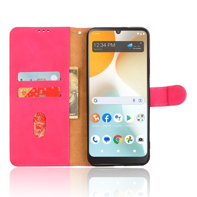 For BLU View 5 Pro Skin Feel Magnetic Flip Leather Phone Case