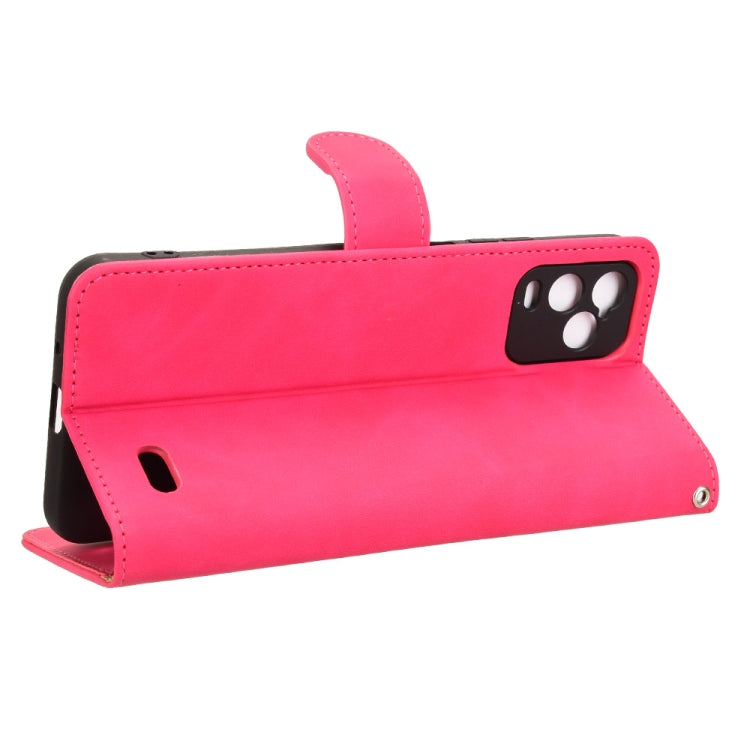 For BLU View 5 Pro Skin Feel Magnetic Flip Leather Phone Case