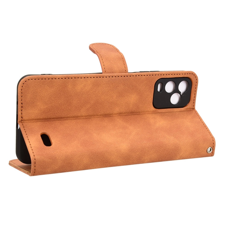 For BLU View 5 Pro Skin Feel Magnetic Flip Leather Phone Case