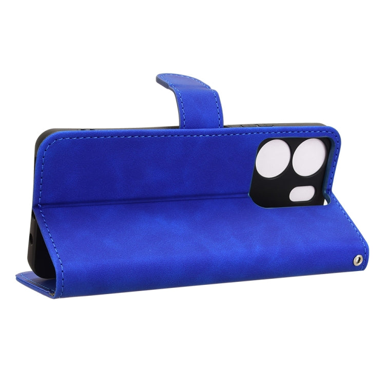 For BLU View 5 Skin Feel Magnetic Flip Leather Phone Case