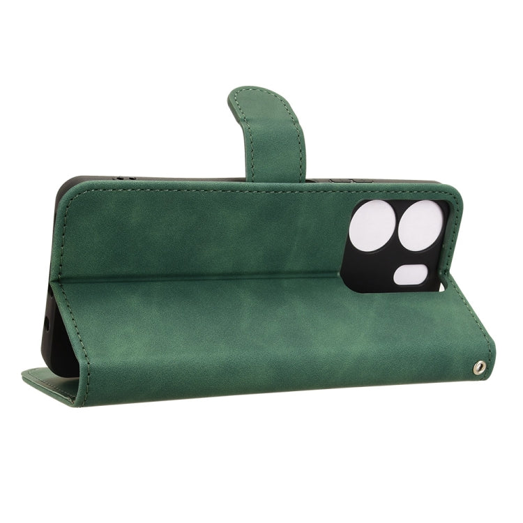 For BLU View 5 Skin Feel Magnetic Flip Leather Phone Case