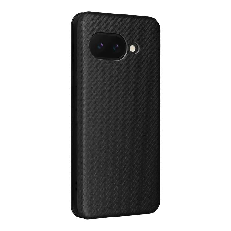 For Google Pixel 9a Carbon Fiber Texture Flip Leather Phone Case